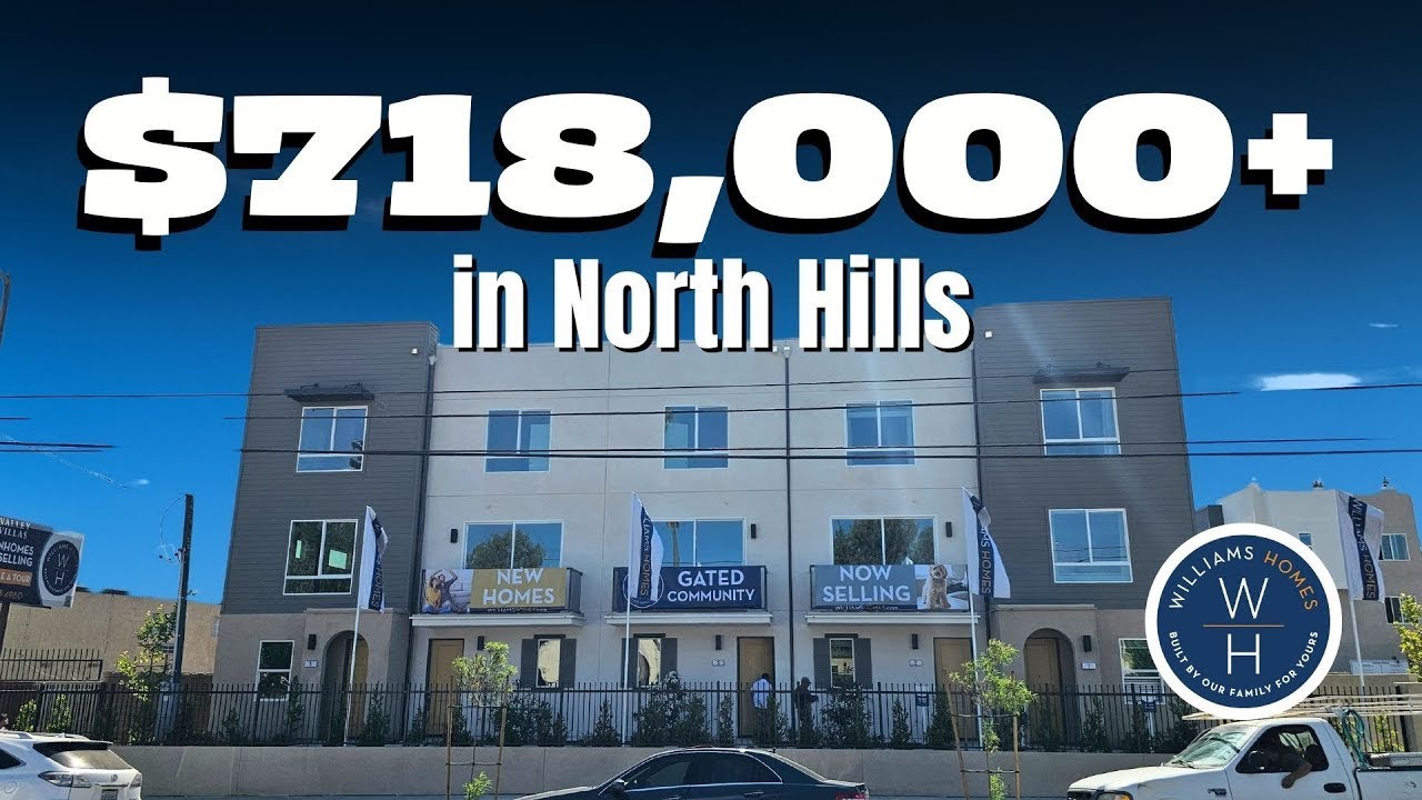 Affordable Home Tour in Los Angeles Under $730,000 in North Hills,CA Valley Villas Williams Homes