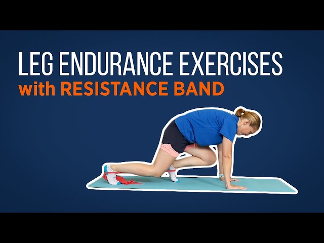Leg Endurance Exercises with Resistance Band - YouTube