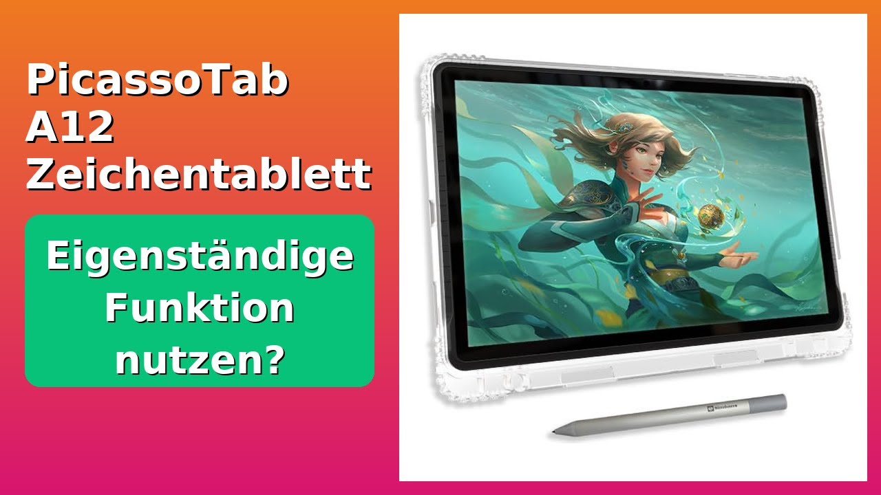 BEWERTUNG (2025): PicassoTab A12 Zeichentablett. WESENTLICHE Einzelheiten