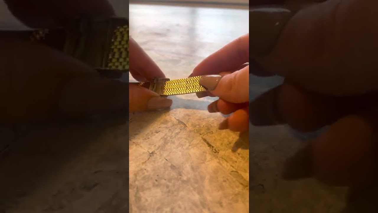 Help guide on how to adjust this kind of watch band