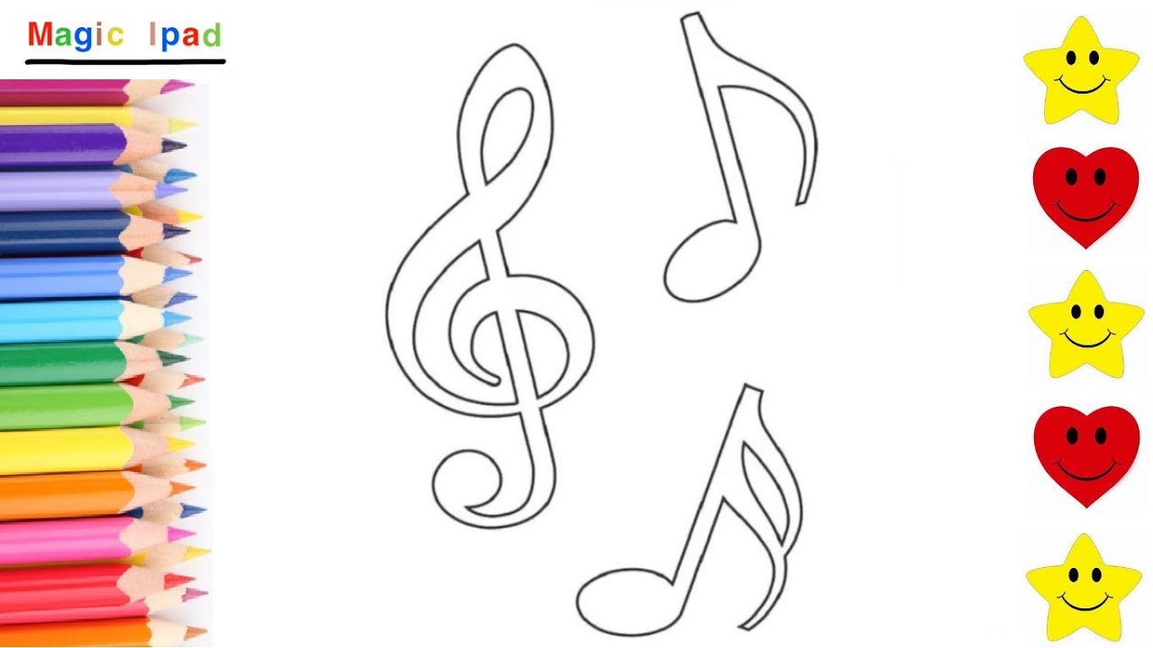 Notas Musicales Dibujos : Los signos de notas musicales los puedes