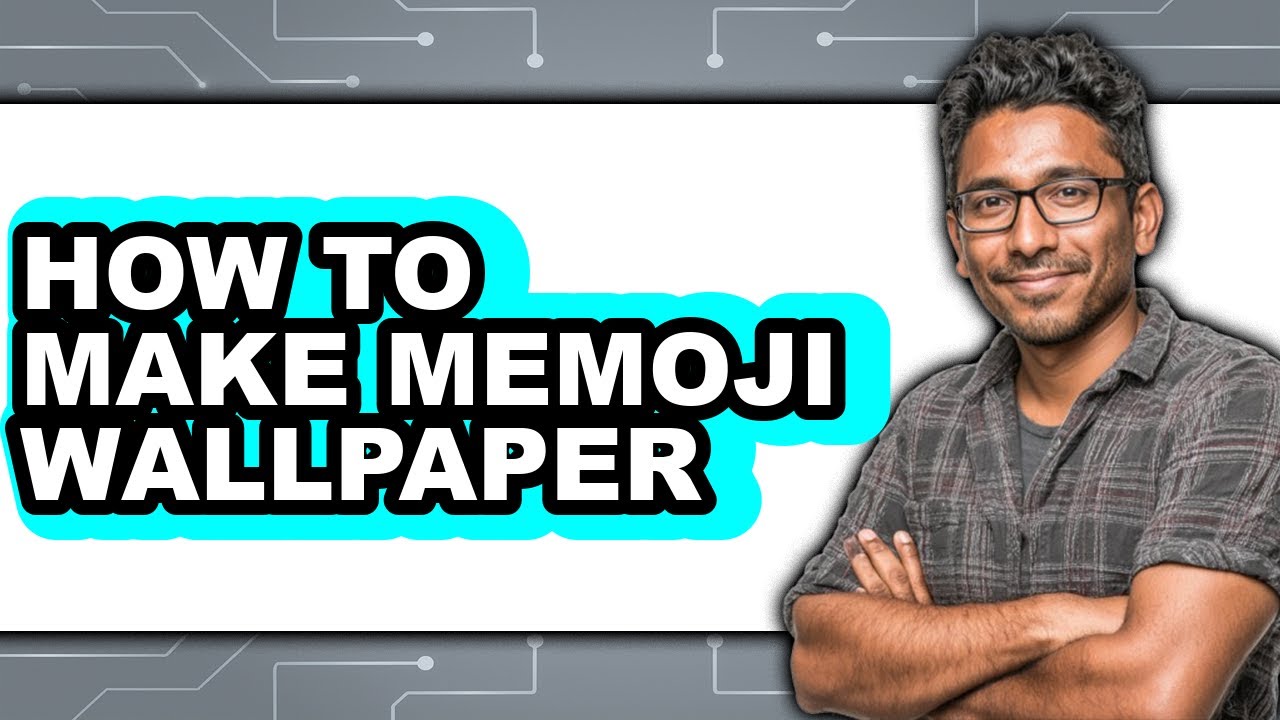How to Make Memoji Wallpaper (only Way)