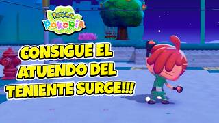 Consigue el atuendo del TENIENTE SURGE en Pokémon POKOPIA