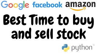 Best Time to buy and sell stock | Technical Interview question| leetcode 121