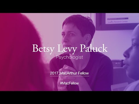 Psychologist Betsy Levy Paluck | 2017 MacArthur Fellow