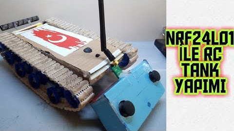RC TANK YAPIMI // ARDUİNO VE NRF24L01 İLE RC ALICI VERİCİ