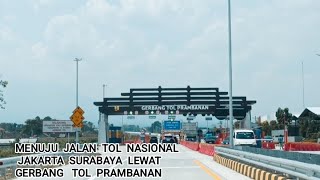 Indah, Dari Gerbang Tol Prambanan Hingga Gabung Dengan Jalan Tol Nasional Jakarta Surabaya di Solo