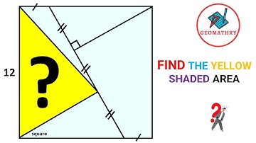 What is the Area ? Triangle inside the Square | Geometry | Math