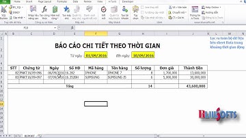 Lọc dữ liệu theo thời gian chỉ trong 2 phút bằng Add-in A-Tools