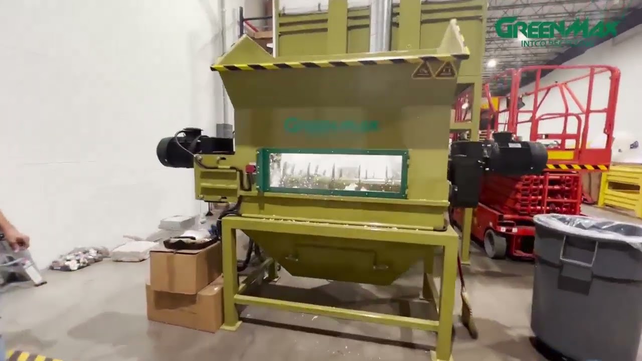 Compacteur à PSE à chaud M-C300 GREENMAX pour recycler PSE exploité par Recycleur aux États-Unis