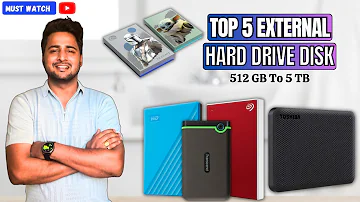 Best 5 Hard Drive For PC/LAPTOP⚡Best 5 External HDD 2024⚡Top 5 External Hard Disk 2024