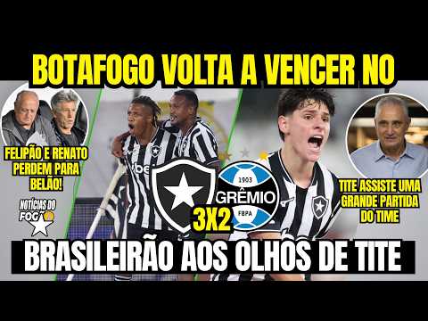 DANILO AND MONTORO PUT ON A SHOW AND FOGÃO IS BACK TO WINNING! WHAT DID TITE SEE FROM ABOVE? WHO ...