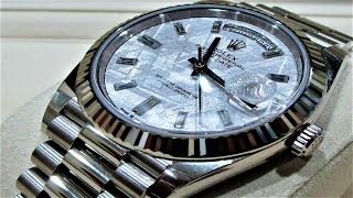 Rolex 228239 Day-Date 40 mm Meteorite dial Fluted bezel review