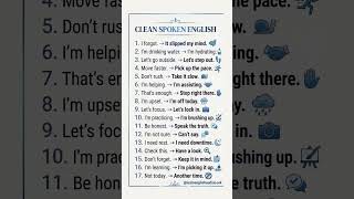 Upgrade Your SPOKEN English in 60 Seconds!🫶🏻 #CleanSpokenEnglish #EnglishFluency