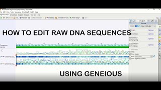 How to Clean Raw/AB1 DNA Sequences using Geneious| Tutorial 1~ Analytical Tutorials screenshot 1