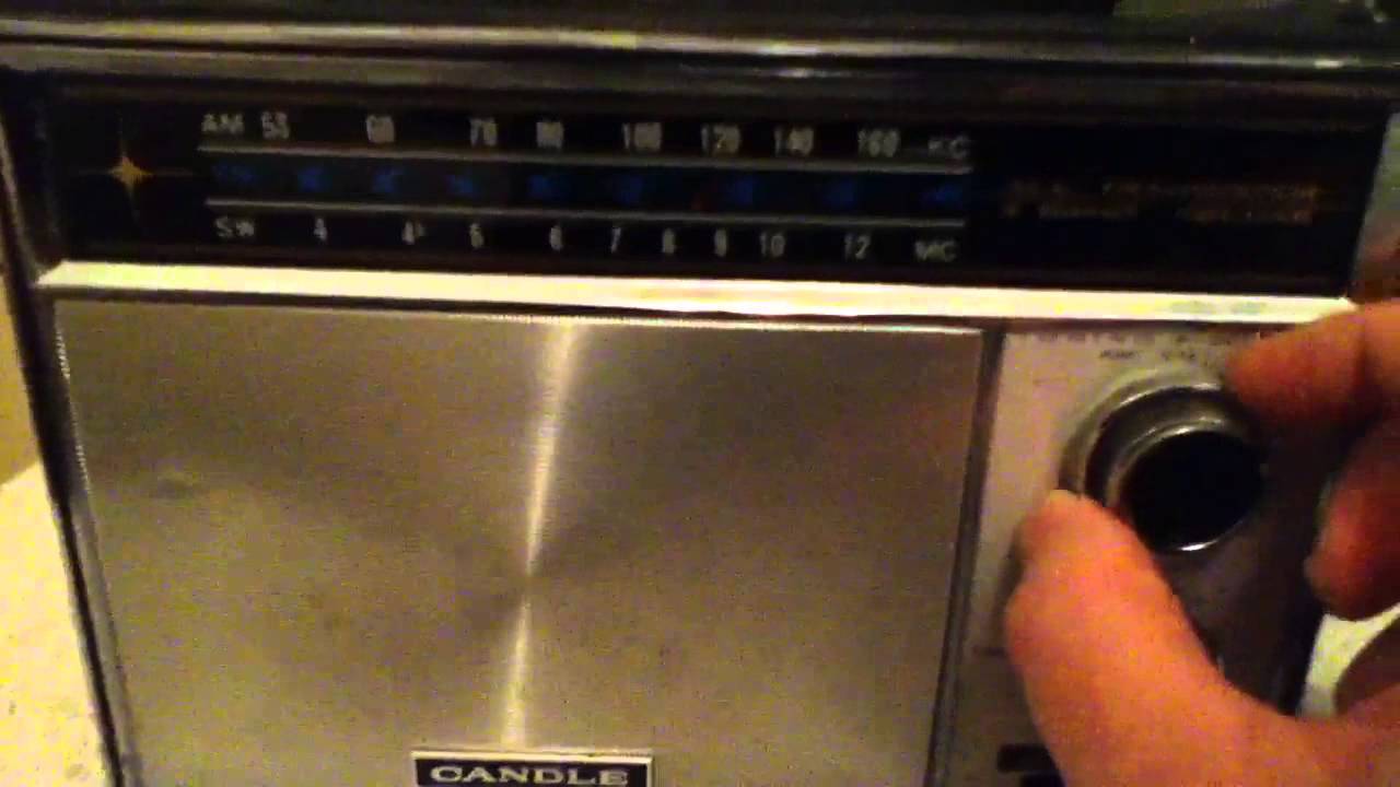 Candle VMS-1223 AM/FM/SW Radio - YouTube