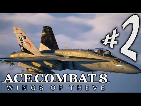 Ace Combat 8 Wings of Theve - Parte 2: Luta Pela Liberdade!!! [ PS5 Pro - Playthrough 4K ]