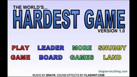The World's Hardest Game theme song 10 HOURS