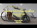 Recumbent Trike Canopy Installation,  2016-10-02, Custom Velo-Trike, Velomobile