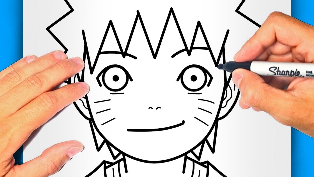 HOW TO DRAW NARUTO (EASY NARUTO DRAWING)