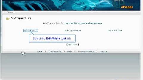 cPanel X3 Box Trapper