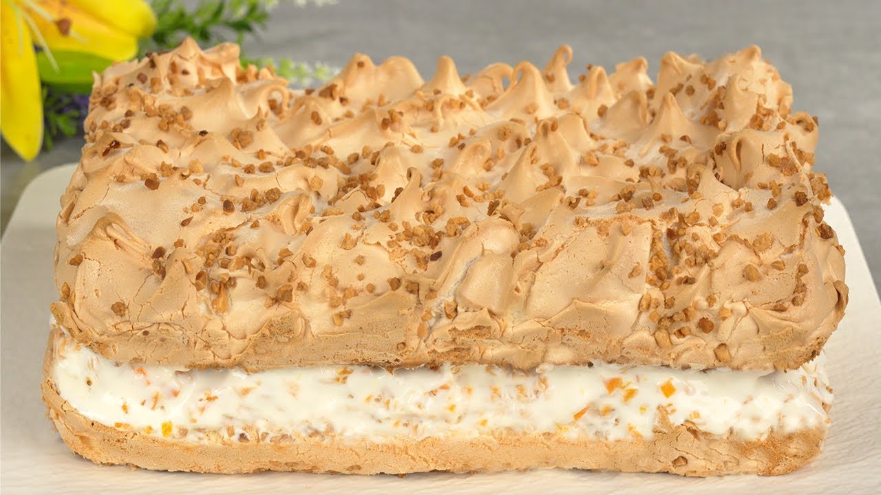 Новый торт за 15 минут! Знаменитый норвежский пирог, который тает во рту! Очень вкусно