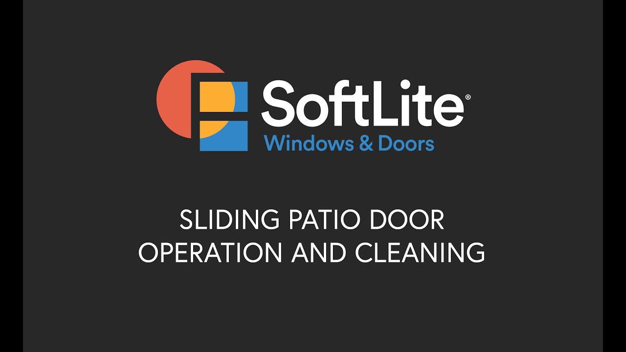 How to Operate a SoftLite Kingsroyal patio door YouTube