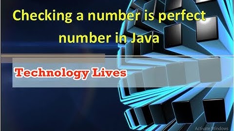 Perfect Number | Perfect Number in Java | Loop | For Loop | Checking Perfect Number , java program