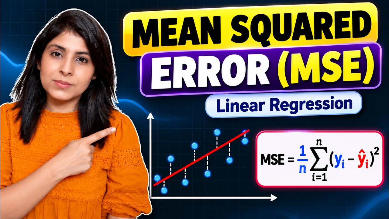 How Does a Machine Learning Model Measure Error? | MSE Explained - YouTube