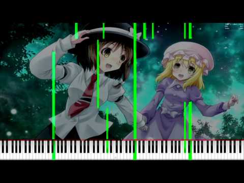 【テスト動画】東方ピアノ - 緑のサナトリウム _piano from above_keppy steinway piano
