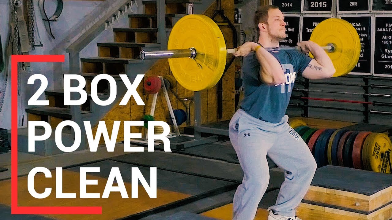 How To Power Clean Off 2 Boxes Movement Library YouTube