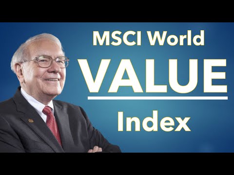 Value ETF?⎮MSCI World Value Index im Vergleich zum MSCI World⎮Portal of Global Finance