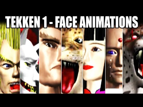 Tekken 1 Character Select Animation HD + Bosses Select Screen!