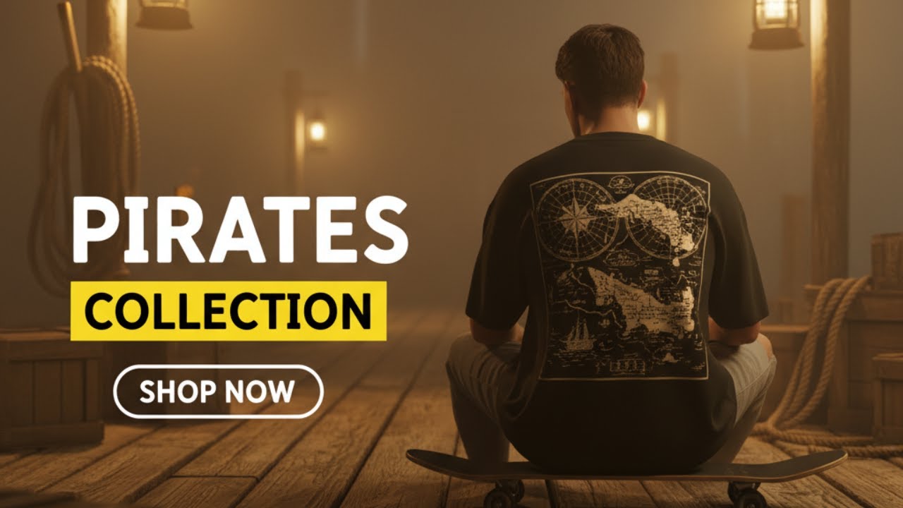BYCADS Pirate Collection | Premium Oversized T-Shirts for Bold Streetwear Lovers