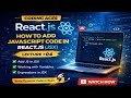React JS Tutorial Lecture 04 | How to Add JavaScript in JSX | Variable, Arrays & Map Function #react