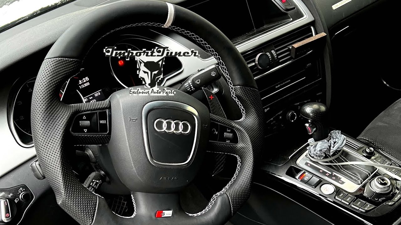 Audi A5 Sportback B8 custom steering wheel - Volante Audi A5 Sportback B8 personalizado custom
