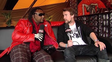 Kerrang! Radio: Matt Stocks interviews Benji from Skindred at Download 2012