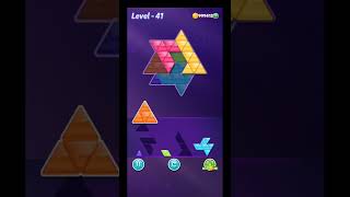 Block! Triangle Puzzle Tangram 'BASIC" 6MANIA 80/80 Level 1-100 Complete Solution  Walkthrough screenshot 5