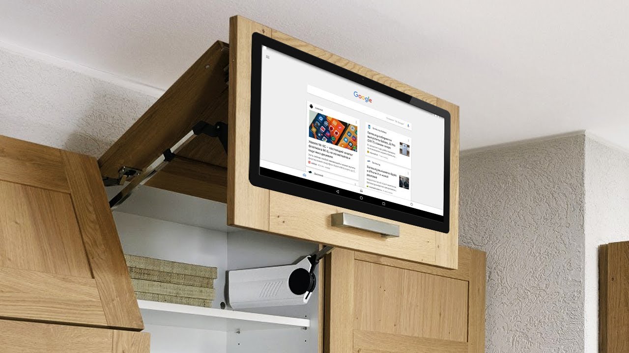 Телевизор на кухню с wifi. Встраиваемый телевизор для кухни. Телевизор встраиваемый в кухонный шкаф. Телевизор встроенный в кухонный шкаф. Телевизор встраиваемый в кухонный фасад.