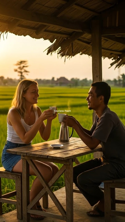 Viral‼️Bule Cantik Belanda Jatuh Cinta Sama Tukang Kopi Desa‼️ #shortai #viral #viralshorts