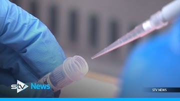 Samples from Omicron swabs are being tested at a lab in Glasgow