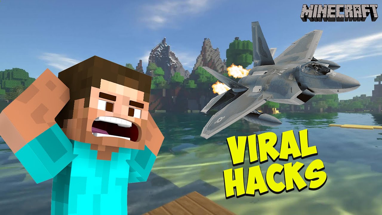 Trying Viral Instagram hacks in Minecraft ( Part-1 ) II DECENT GAMERS