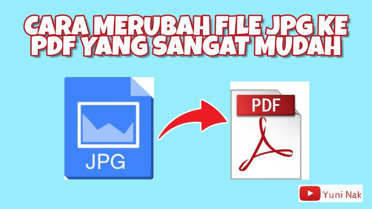 Merubah Logo File.pdf Merubah file JPG ke PDF Tanpa install Aplikasi - YouTube