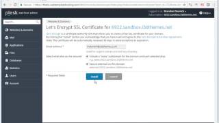 Enable Let's Encrypt (HTTPS) for your Website