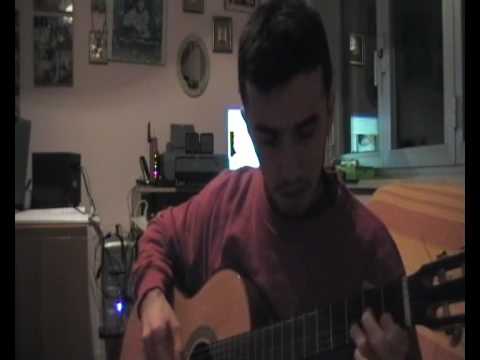 Dolcenera, di Fabrizio de Andrè, cover per chitarra solista - YouTube