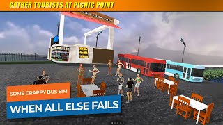 Summer Camper Van Coach Bus Simulator 3D｜Drawyah screenshot 1