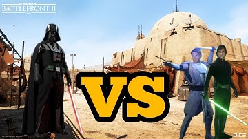 Darth Vader vs Luke Skywalker & Obiwan Kenobi