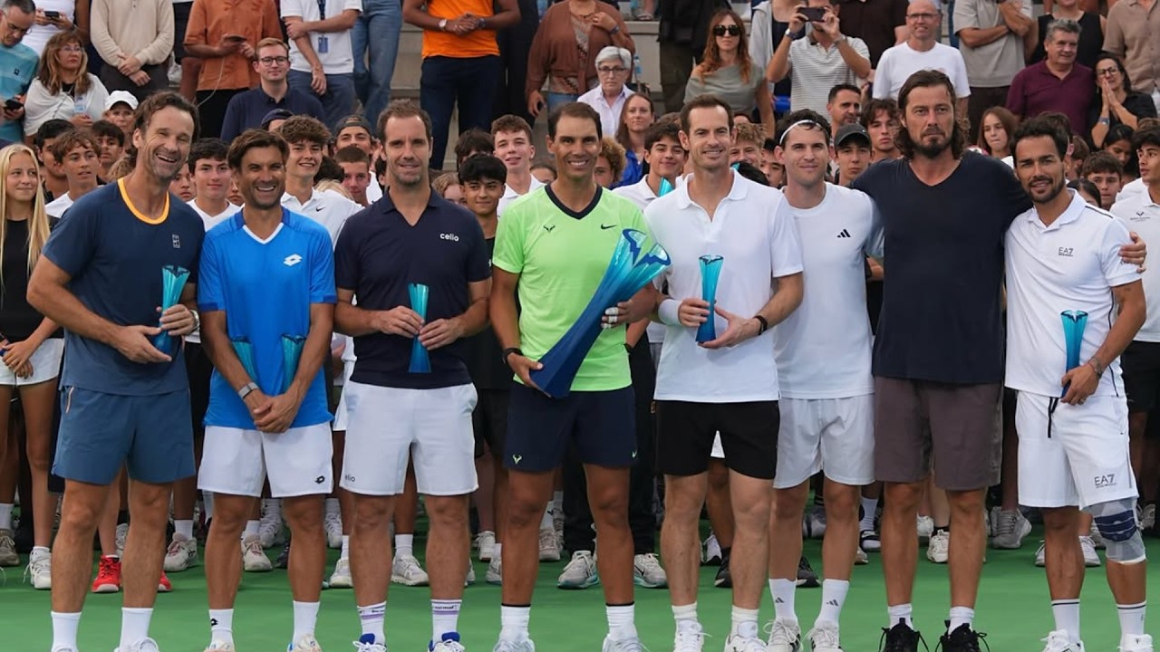 Tennis 2026 - Rafael Nadal Returns to Court! Nadal, Murray, Thiem & Tennis Legends Reunite