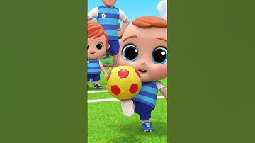 The Soccer Song | #shorts #littleangelnurseryrhymes #nurseryrhymes #babyjohn