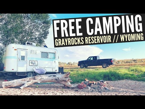 FREE CAMPING at Grayrocks Reservoir in Wheatland, WY 🚐🇺🇸 RV Living, Van Camping & Boondocking